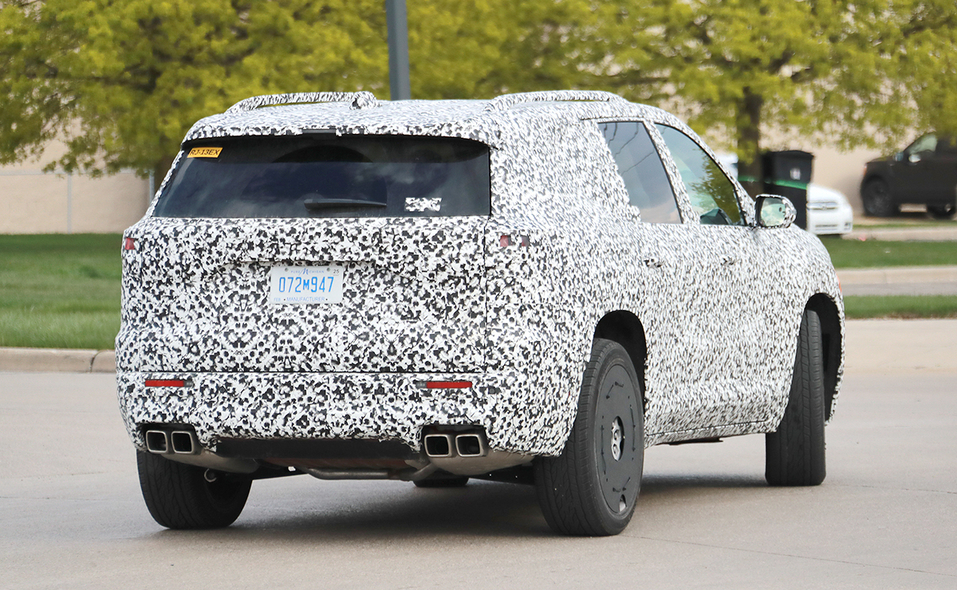 2024 GMC Acadia crossover redesign captured in spy photos Automotive News